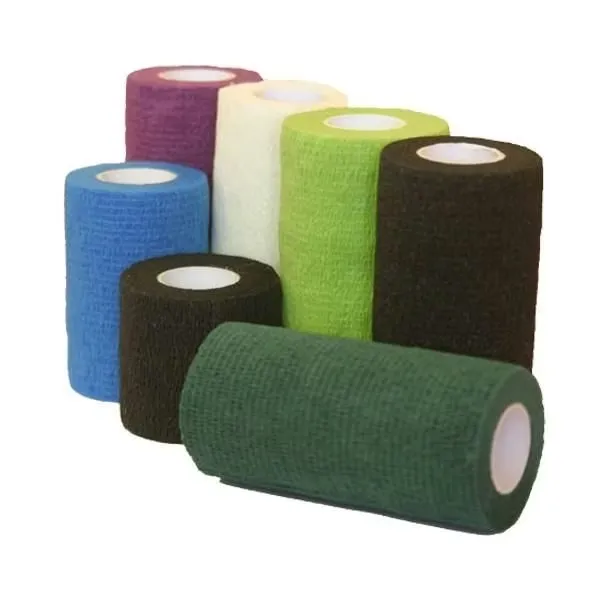 [635936] Horse Master Bande Cohésive Flex'On NOIR / 10 cm x 4,5 m - Boîte de 18