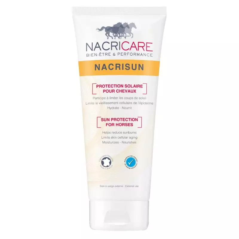 Nacricare Nacrisun crème solaire pour chevaux - Tube 200ml