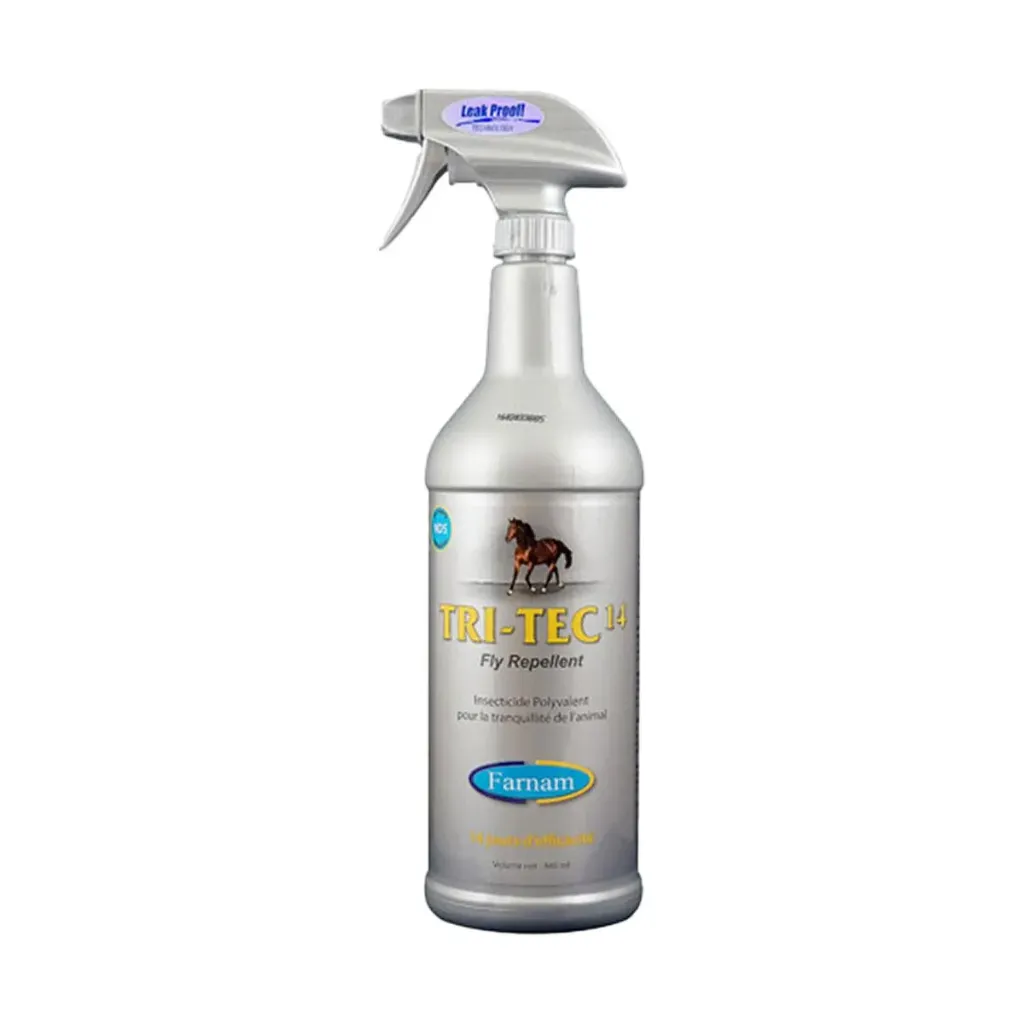 [32501] TRI-TEC 14 Spray insecticide cheval longue durée mouches, taons & tiques écurie - 946ml