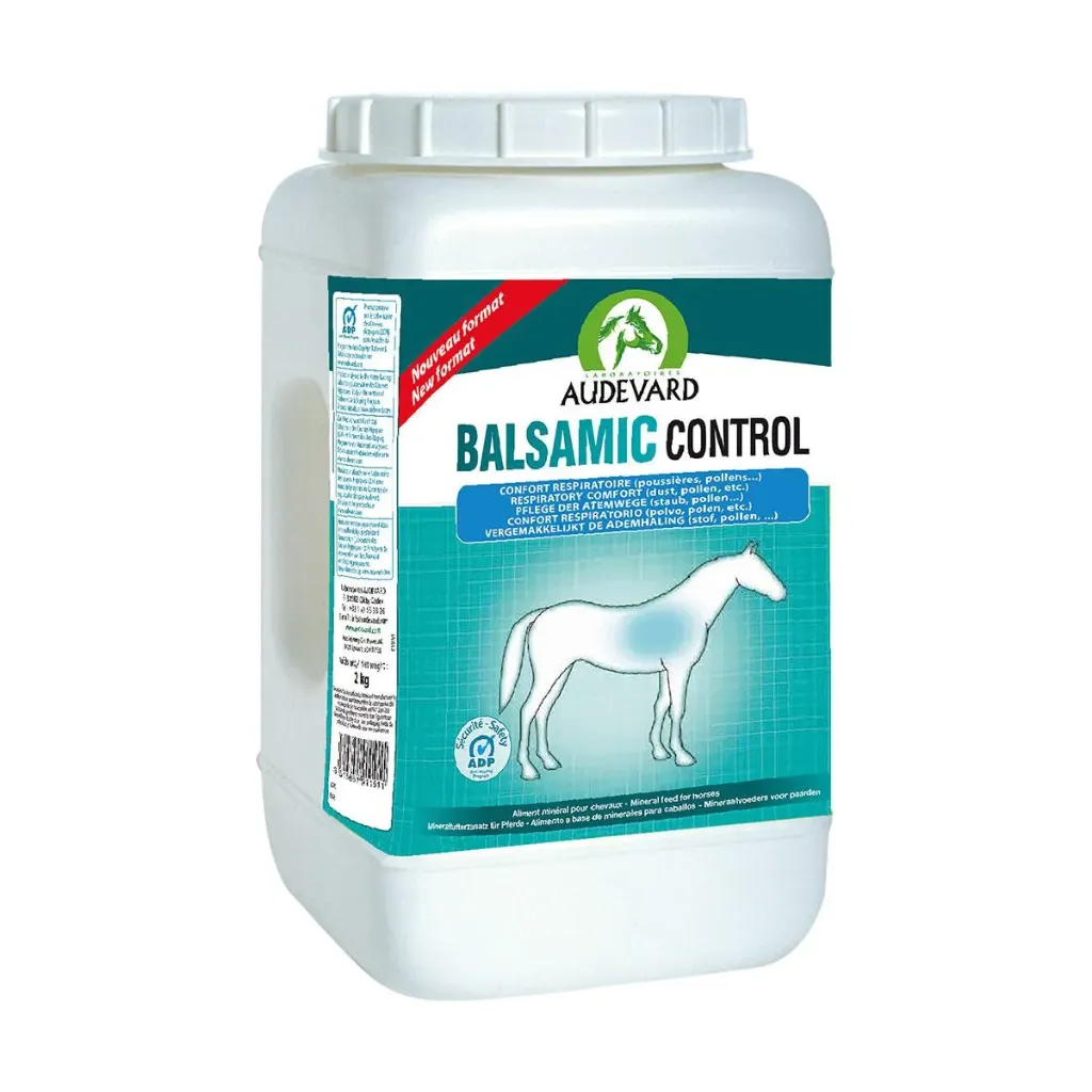 [11085] Audevard Balsamic Control Complément respiratoire cheval, voies inférieures, poussière & pollens - 2kg