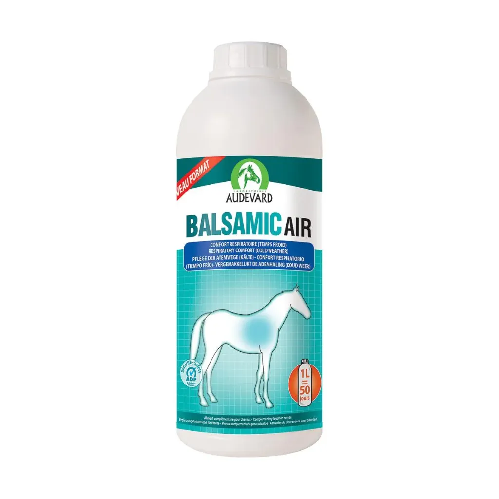 Audevard Balsamic Air Sirop confort respiratoire cheval voies supérieures - 500ml