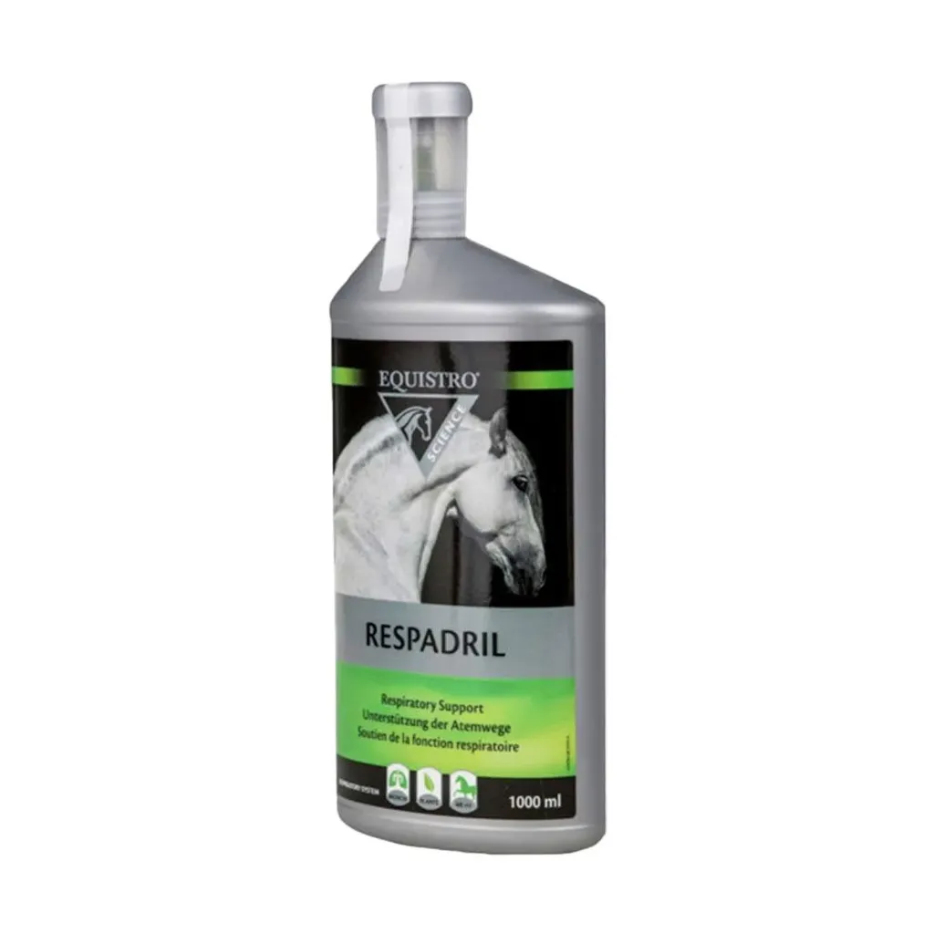 Vetoquinol Equistro Respadril Soutien de la fonction respiratoire pour cheval - Flacon de 1L