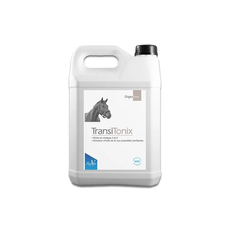 Fedvet TransiTonix Complément digestif cheval transit intestinal & coliques de stase - 5L