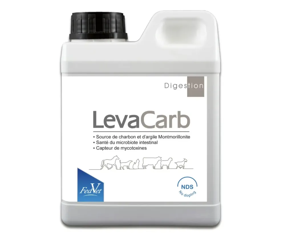 Fedvet LevaCarb Liquide Complément intestinal cheval, diarrhée & intoxication - 5L