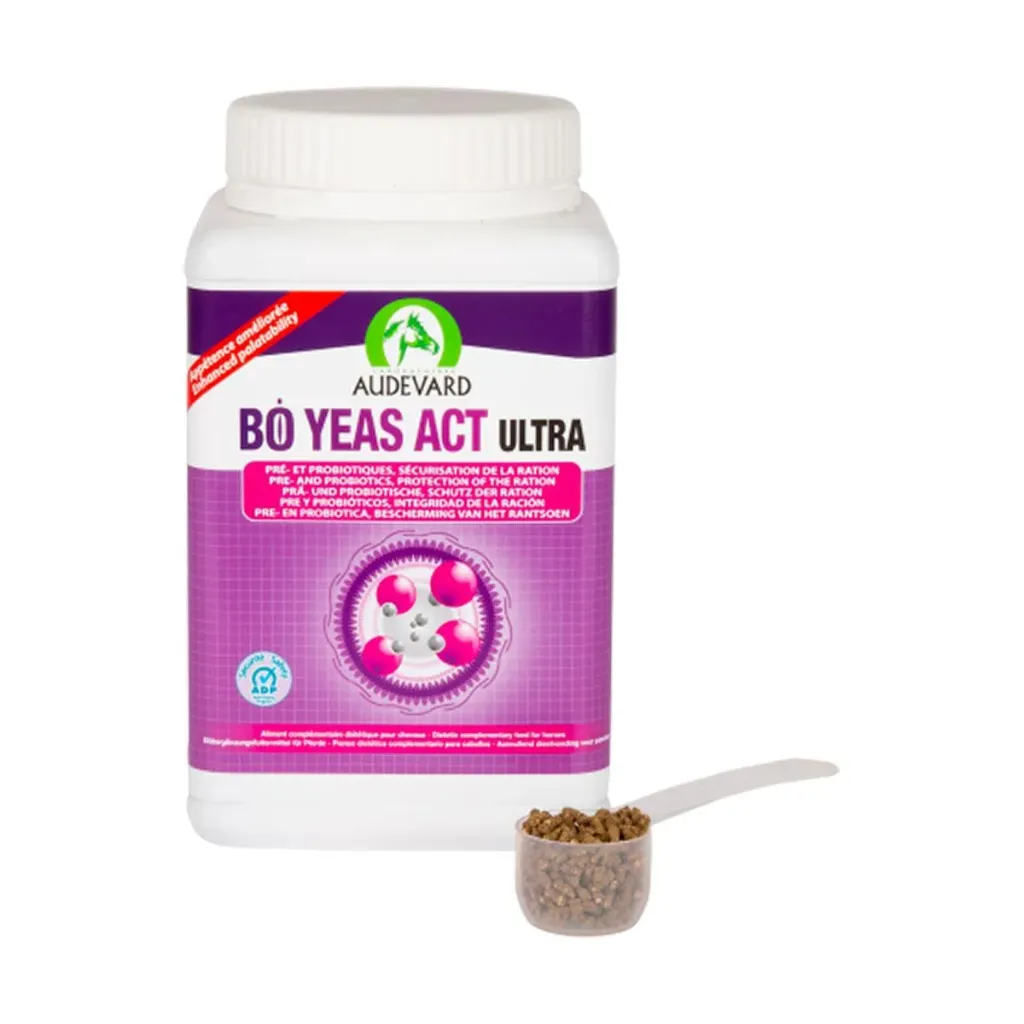 Audevard Bo Yeas Act Ultra prébiotiques et probiotiques flore intestinale, transition alimentaire & troubles digestifs - 1.2Kg