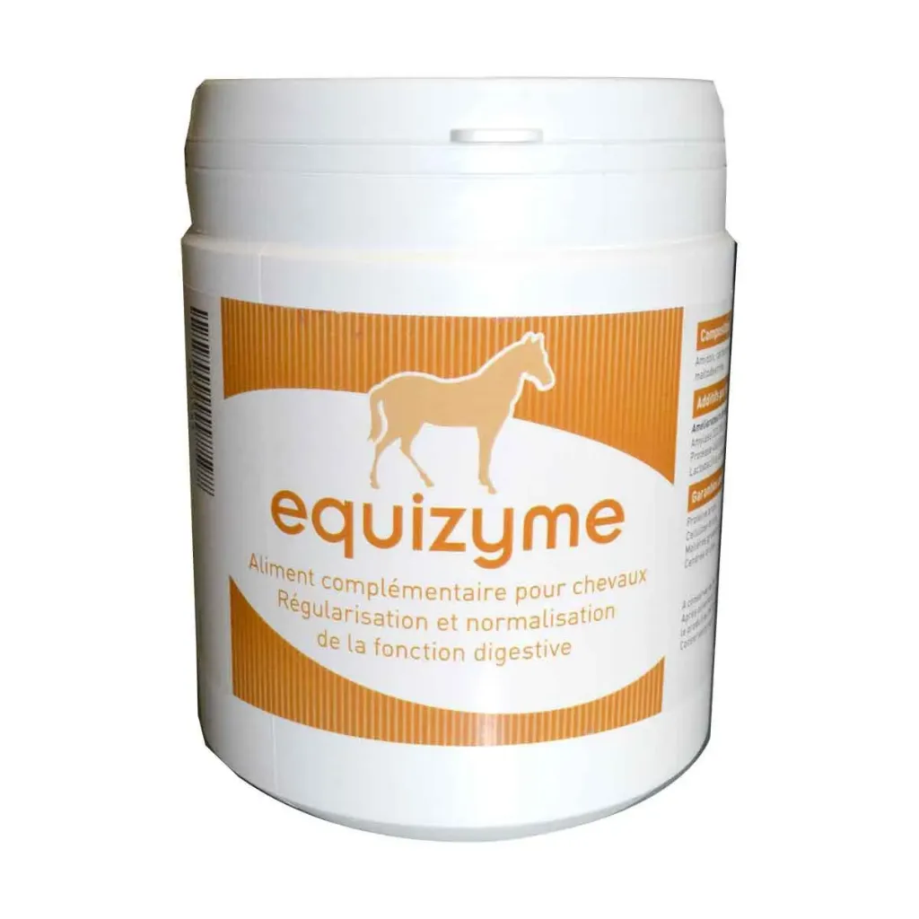 Ecuphar Equizyme Complément enzymatique digestif cheval, diarrhée chronique & malabsorption -500g