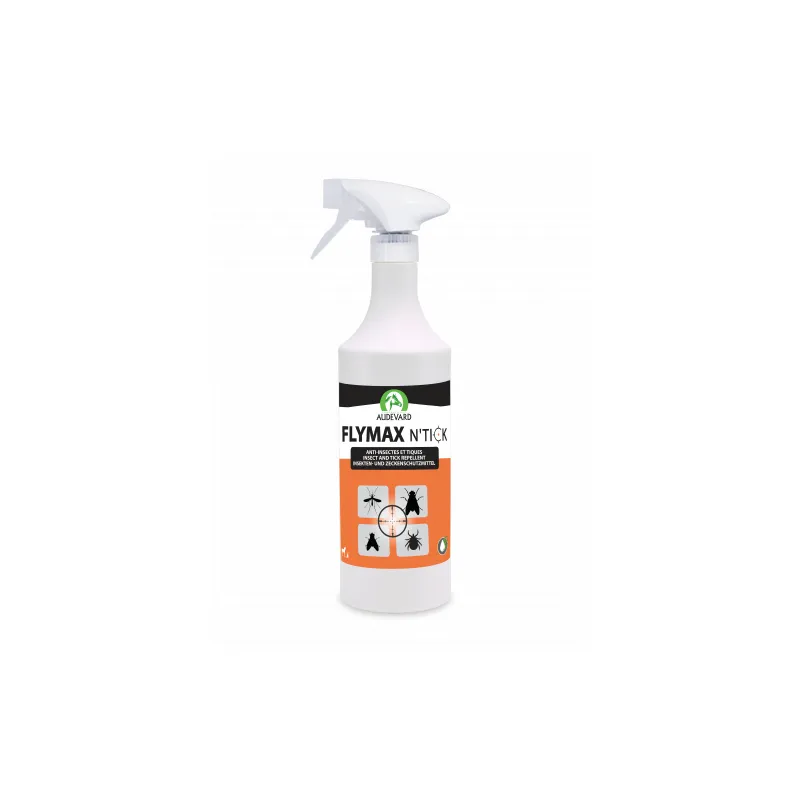 [15391] Audevard Flymax N'Tick Anti-insectes et tiques - Spray de 900ml