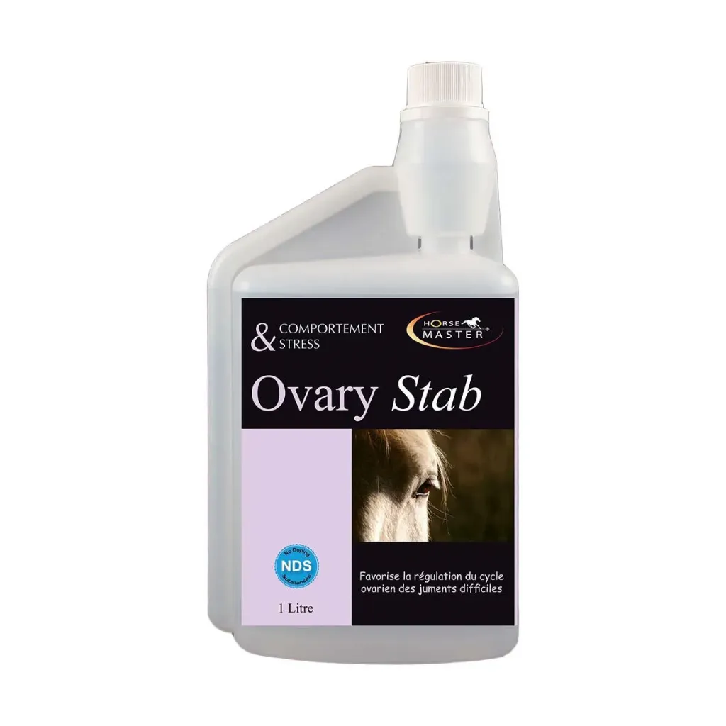 Horse Master Ovary Stab Régulateur cycle ovarien jument, chaleurs douloureuses & comportement - 1L