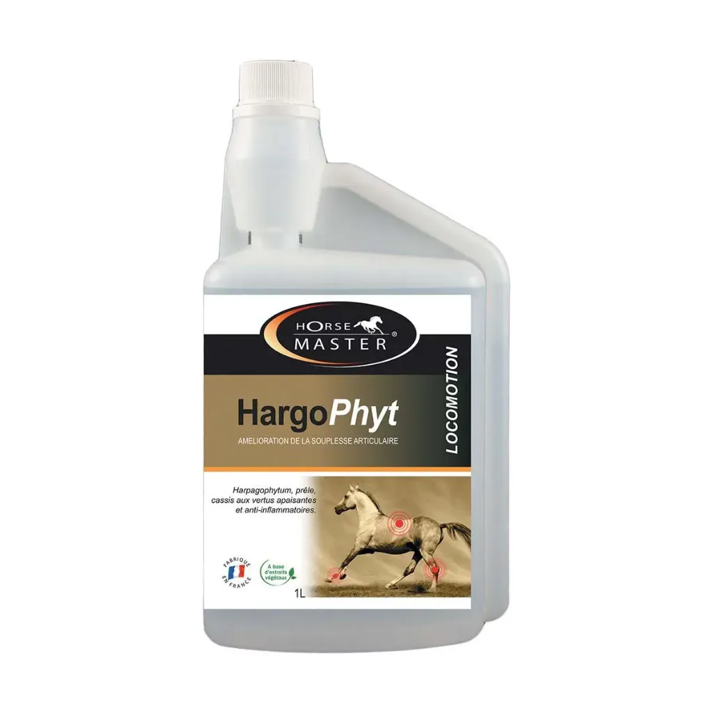 Horse Master Hargophyt solution buvable articulations cheval, griffe du diable, arthrose & raideurs - 1 Litre
