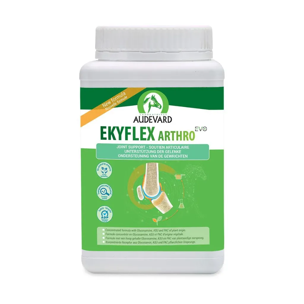 [13340] Audevard Ekyflex Arthro Evocomplément articulaire cheval, triple protection cartilage - Pot de 1,8 kg