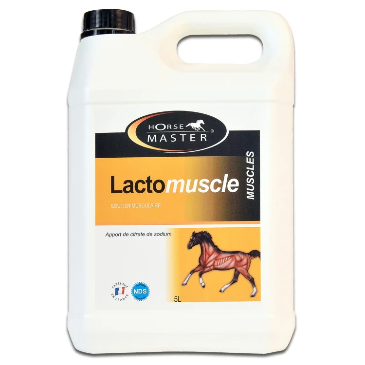 [43746 4763947] Horse Master LactoMuscles Complément cheval, crampes, courbatures & coup de sang, avant et après effort - 5L