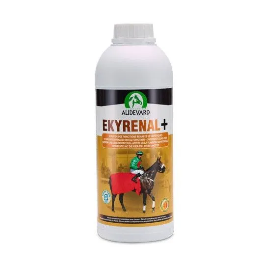 Audevard Ekyrenal Plus Soutien du foie & des Reins chez le cheval, détox post-effort, piroplasmose & convalescence - 500 ml
