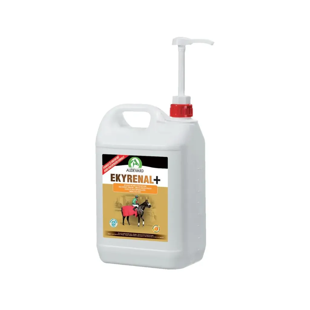 Audevard Ekyrenal Plus Soutien du foie & des Reins chez le cheval, détox post-effort, piroplasmose & convalescence - 5L