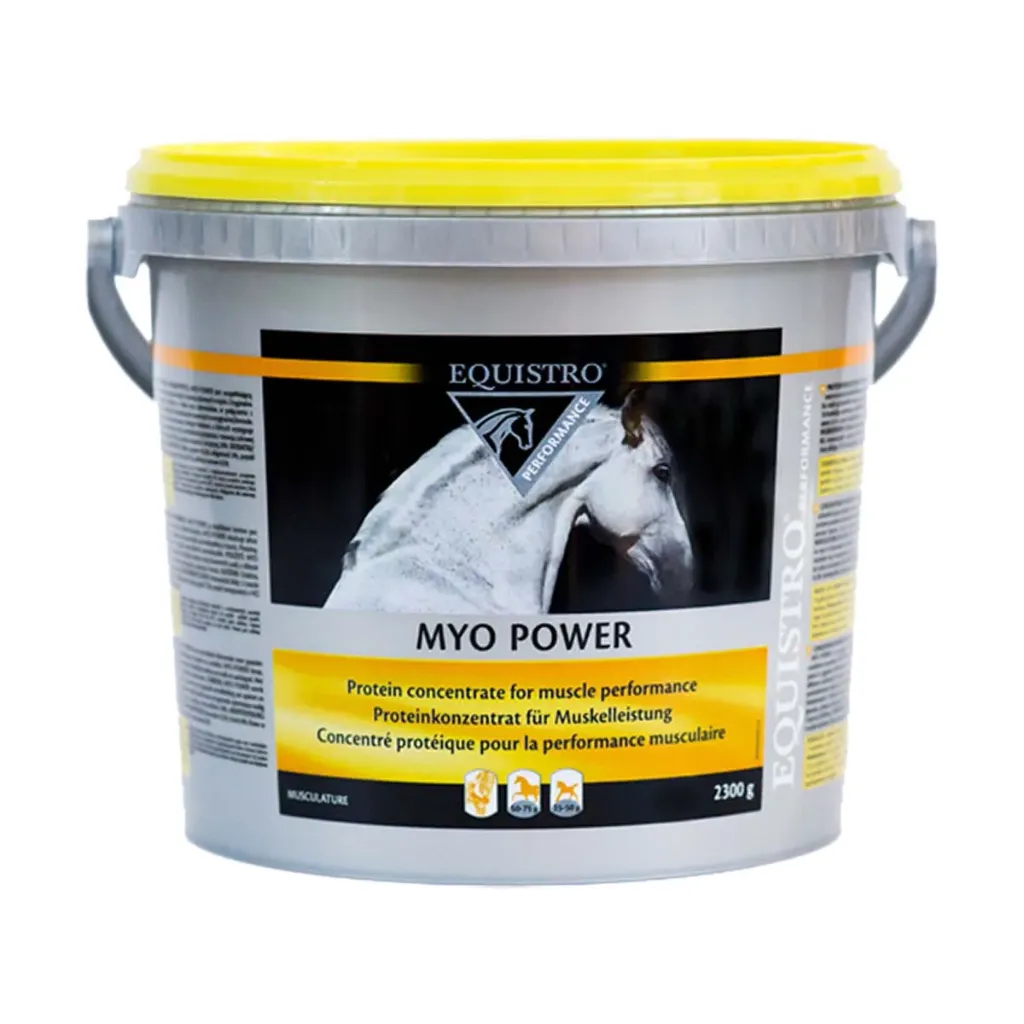 EQUISTRO MYO POWER – Complément alimentaire pour chevaux – Développement musculaire et performance – Seau 2,3 kg