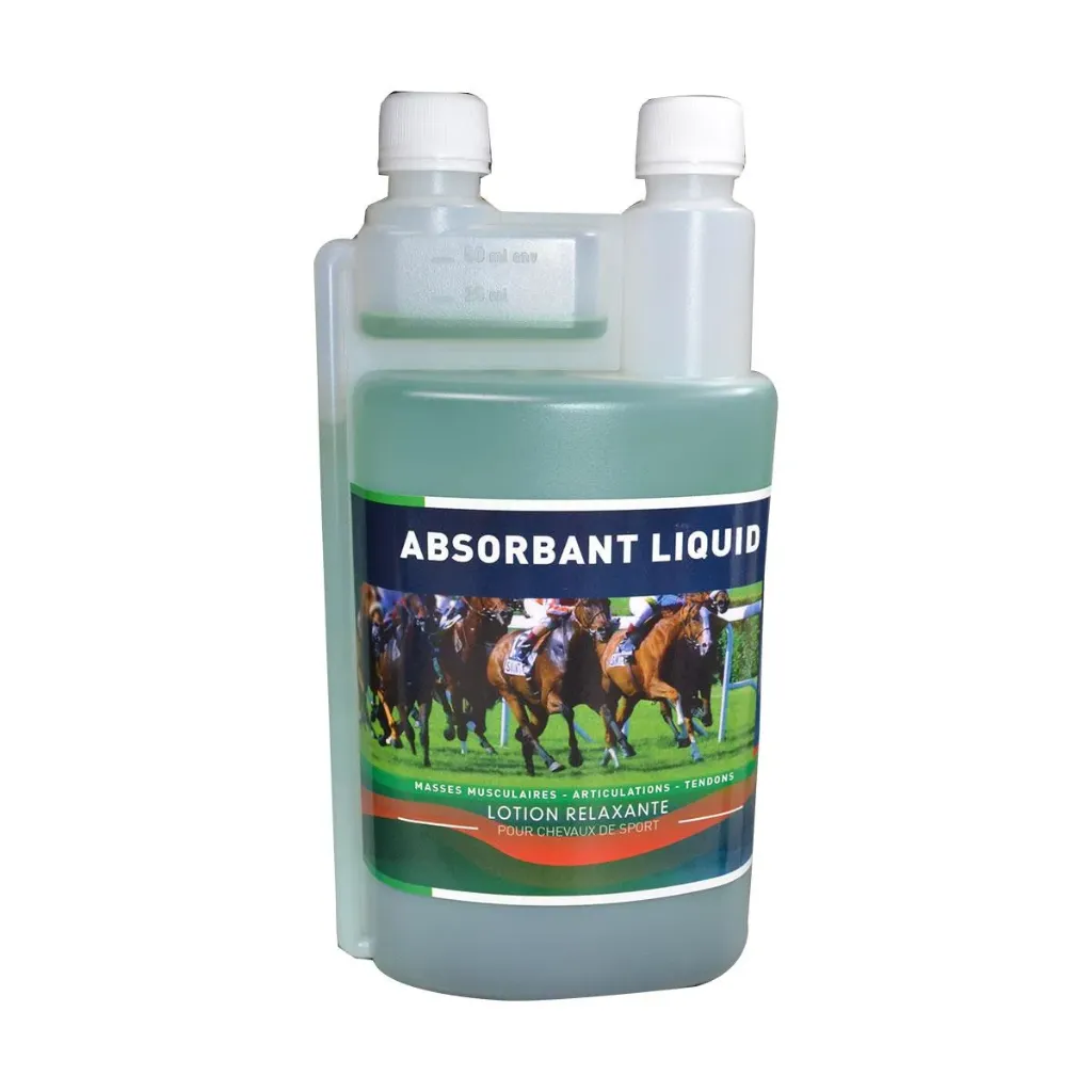 ABSORBANT LIQUID – Lotion relaxante pour chevaux – 1 L