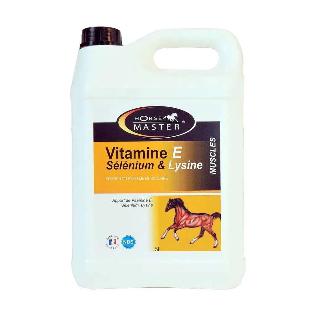 VITAMINE E – SÉLÉNIUM – LYSINE – Bidon de 5 L